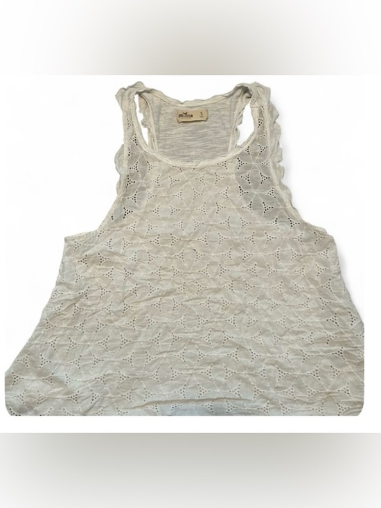Hollister Tops - Hollister Eyelet Boho Beachy Lace Tank Top - Size S
